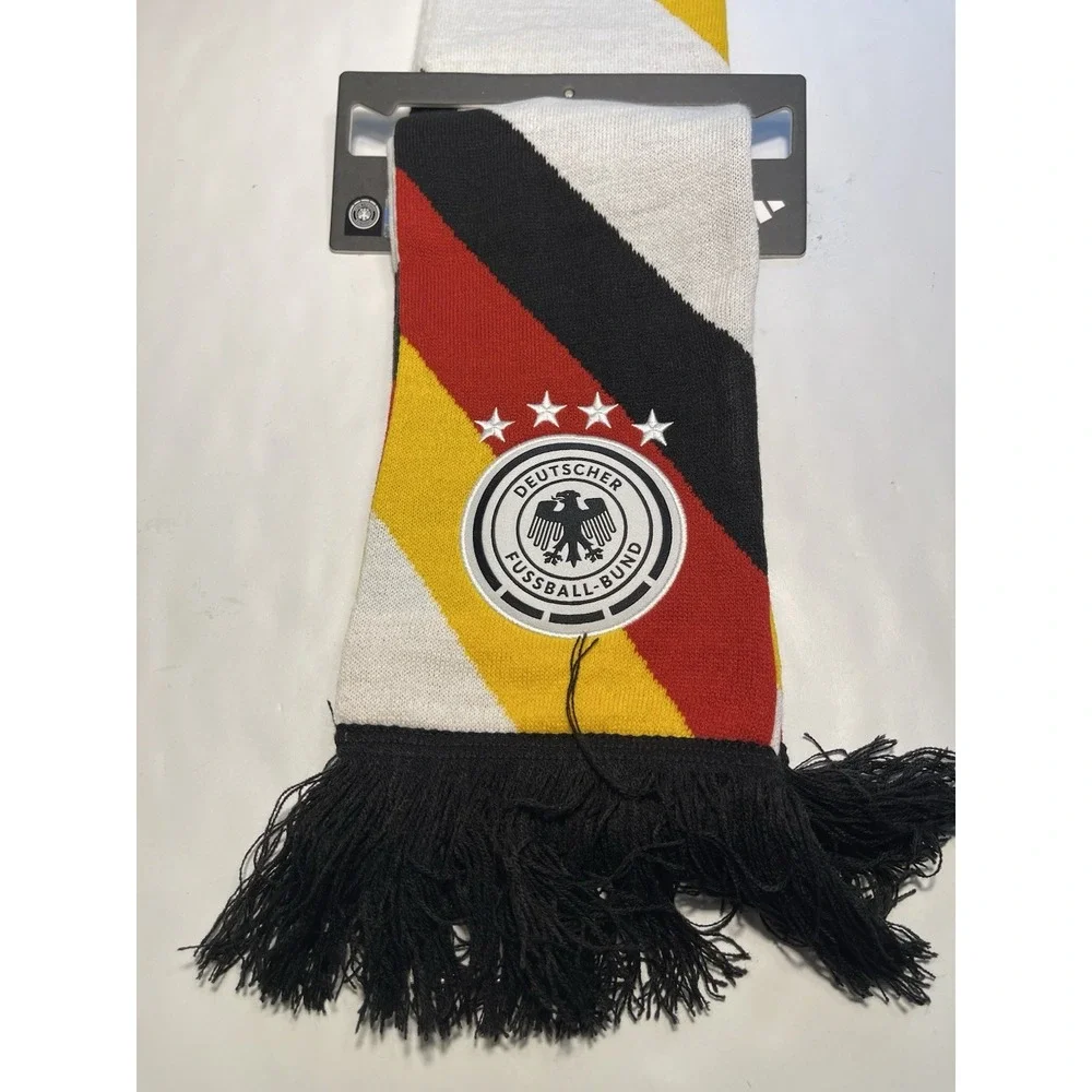 Adidas Germany Scarf Logo And Crest Unisex German Flag Colors NWT
